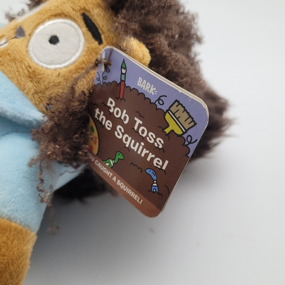Bob Toss Ross Squirrel Academy Of Fine Arfs Squeak Plush Dog Toy Bark - Picture 5 of 6